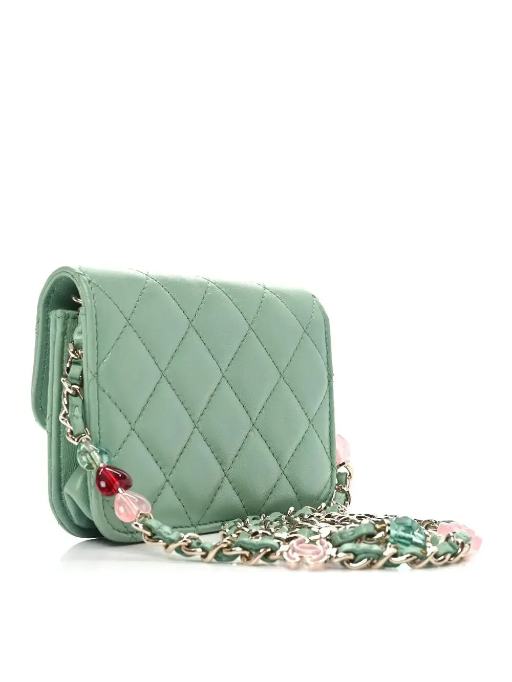 Chanel Lambskin Resin Quilted Mini #321540C18B